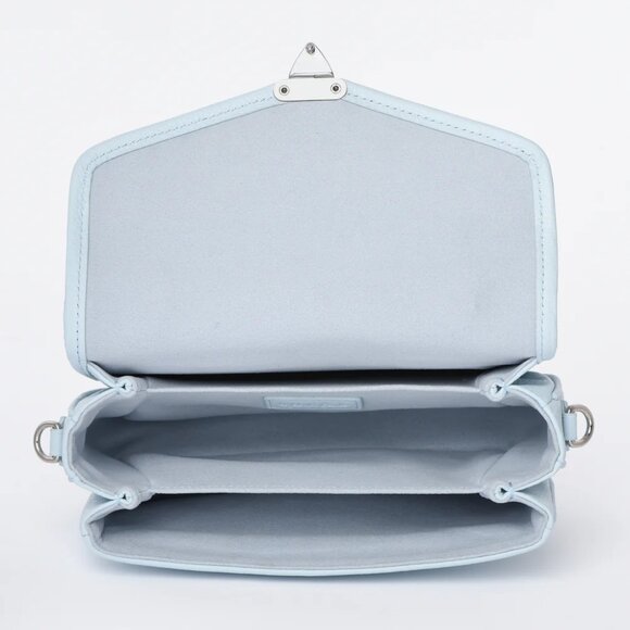 DUYP Melodie Cecile PETIT PARIS 15 Crossbody SatcheI Blue Togo Silver Hardware - Picture 8 of 10
